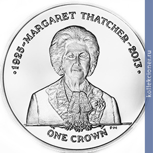 Full 1 krona 2013 goda margaret tetcher