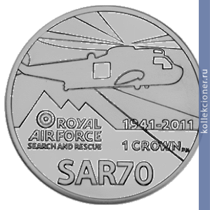 Full 1 krona 2011 goda poiskovo spasatelnaya sluzhba korolevskih voenno vozdushnyh sil