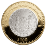Thumb 100 peso 2011 goda kolumnariya