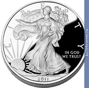 Full 1 dollar 2011 goda amerikanskiy orel