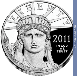 Full 100 dollarov 2011 goda amerikanskiy orel