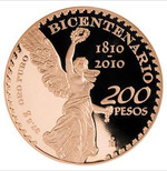 Thumb 200 peso 2010 goda dvuhsotletie