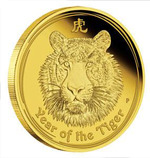 100 долларов 2010 года "Год Тигра"