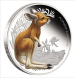 0,5 австралийского доллара 2010 года "Детеныш австралийского кенгуру"